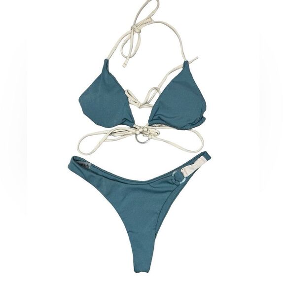 Zaful ribbed bikini size Medium - Picture 2 of 5